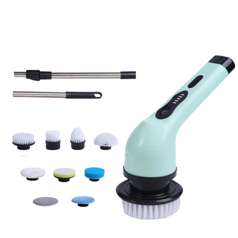 Brosse Nettoyante Électrique 9-en-1 - Puissance & Polyvalence