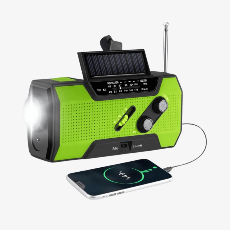 Radio de Survie Rechargeable - Multifonctions | Montelac