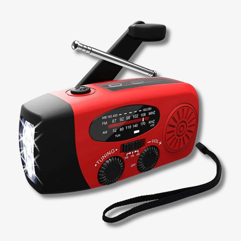 Radio d'urgence multifonctionnelle - Compacte & Innovante