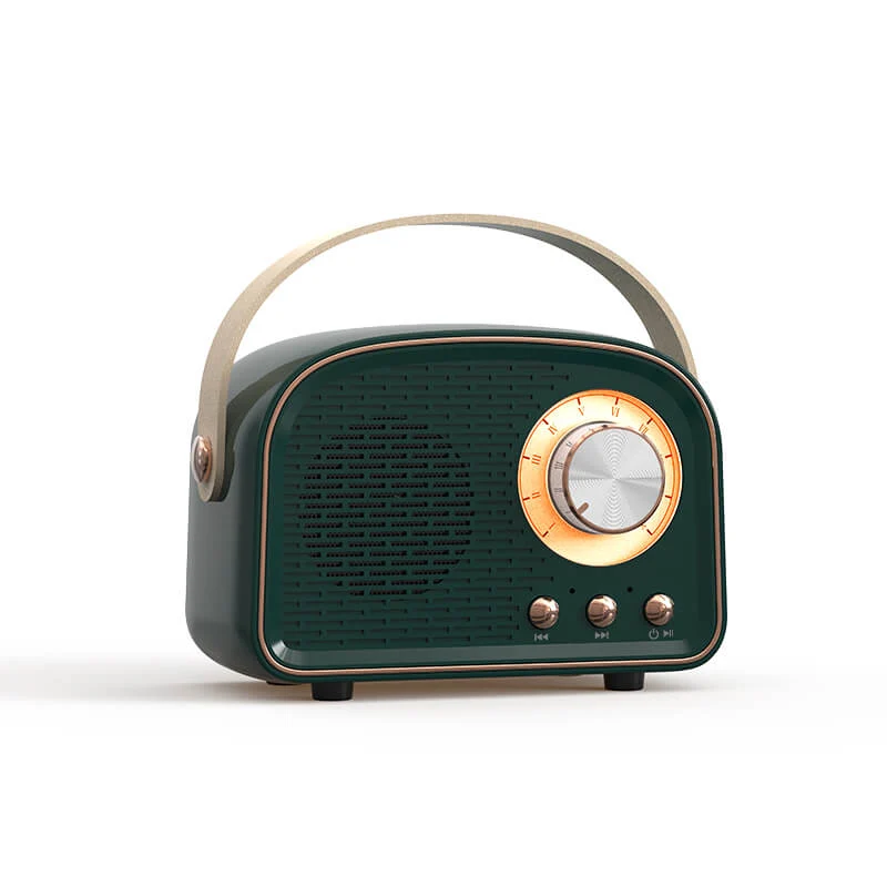 Enceinte Bluetooth Vintage - Son Retro, Radio FM