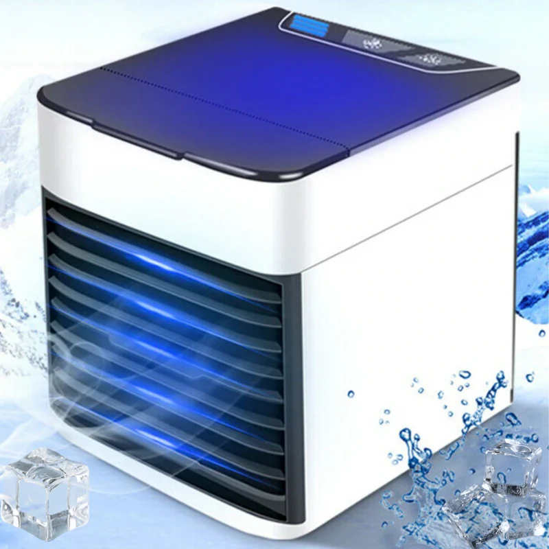 Mini Climatiseur Portable 3 en 1: Refroidisseur, Humidificateur, Purificateur